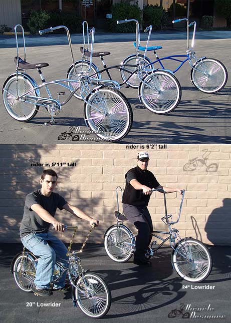 If you want a lowrider bike but you are close to 6' tall now we have the