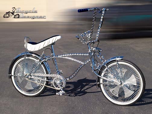 SpinTwister Lowrider Bicycle All chrome twist parts spinner wheels 