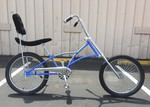 High Back Fat Tire Chopper BLUE