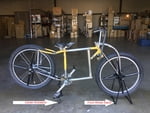 Custom Welded Square Frame Display Bicycle