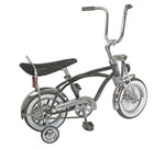 12 inch Black Lowrider Bike: Child Size