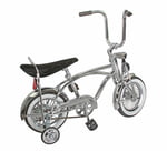 12 inch Chrome Lowrider Bike: Child Size