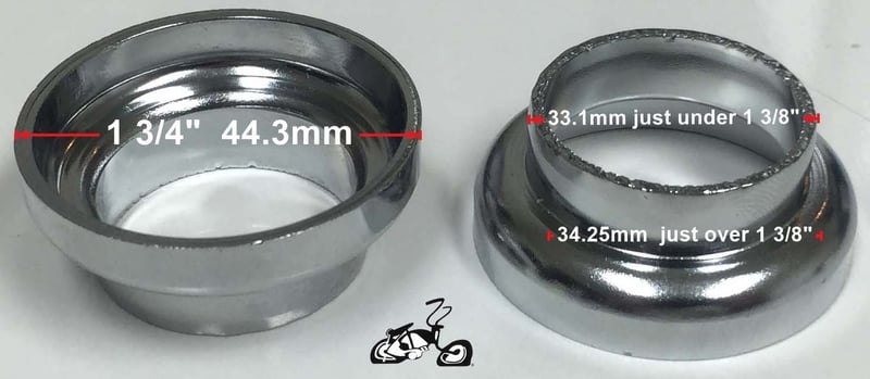Bicycle Frame Headset Cups