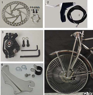 Springer Fork Disc Brake Kit