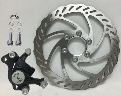 Disc Brake Adapter Caliper 160mm Rotor Set