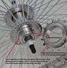 Disc Brake Adapter Caliper 160mm Rotor Set