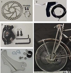 Springer Fork Disc Brake Kit