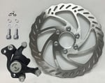 Disc Brake Adapter Caliper 160mm Rotor Set