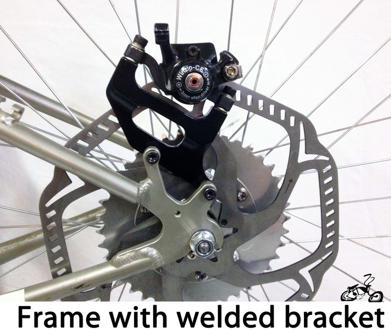 rear disc brake for cycle