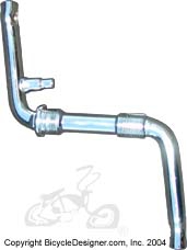 3.5" Lowrider Crank CHROME