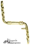 4.5" Lowrider Crank Twist GOLD