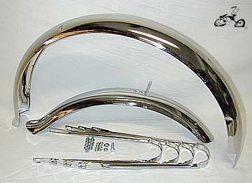 20" Bicycle Fenders - Ducktail