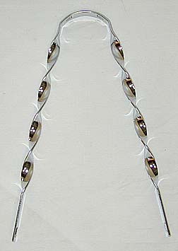 20" Lowrider Twist Fender Brace CHROME