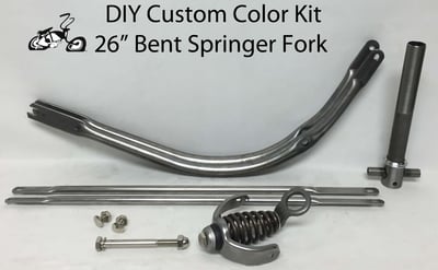 26" Bent Springer Fork DIY Custom Color Kit