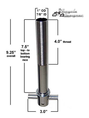 Steering Tube - Cruiser 7.5"