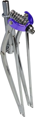 26" Straight Springer Fork Heavy Duty PURPLE CROWN