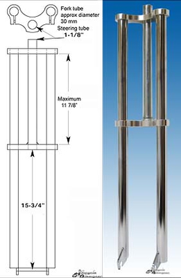 29" Chopper Fork 1 1/8"