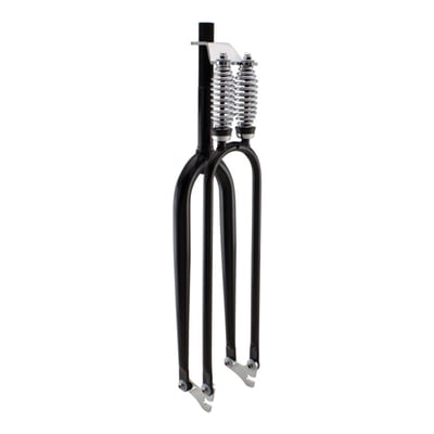 Double Springer Fork 1" Threaded Black