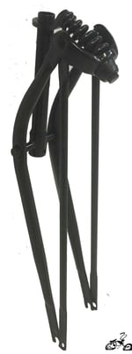 26" Straight Springer Fork - BLACK