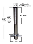 Steering Tube - Extra Long 10"