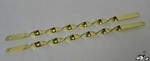 26" Flat Twist Bars GOLD