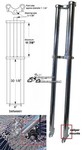 42" chopper Fork 1 1/8" Threadless