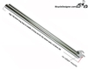 29" Chopper Fork Threadless 1" Standard