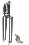 Cuda Double Springer Fork - RAW METAL