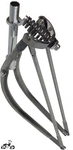 26" Bent Springer Fork Heavy Duty - RAW METAL