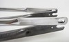 26" Straight Springer Fork - Raw Metal Legs With Chrome Parts