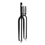Double Springer Fork 1 1/8" Threadless Black
