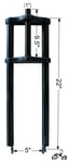 26"x4" Fat Tire Extra Wide Chopper Fork Black 1"