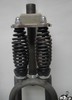 Cuda Double Springer Fork - RAW METAL