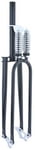 Square Top Dual Springer Fork 1 1/8" Threadless Black