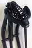 26" Straight Springer Fork - BLACK