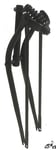 26" Straight Springer Fork - BLACK