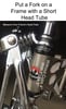 26" Straight Springer Fork Heavy Duty - CHROME