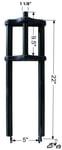 26"x4" Fat Tire Extra Wide Chopper Fork BLACK 1 1/8"