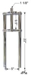 26"x4" Fat Tire Extra Wide Chopper Fork Chrome 1 1/8"