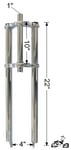 22" Chopper Fork 1" Threadless Disc Brake