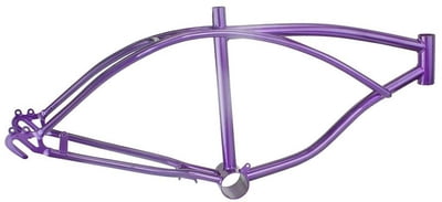 Lowrider Bike Frame 20" Purple