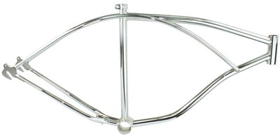 26" Cruiser Bicycle Frame Chrome