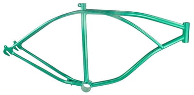 26" Cruiser Bicycle Frame Green