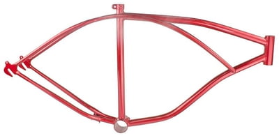 26" Cruiser Bicycle Frame Red
