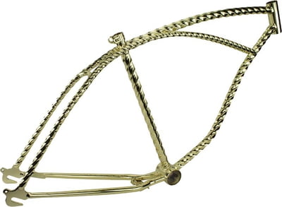 Cruiser Bike Frame 20" GOLD Twist
