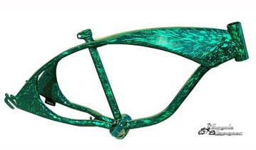 Lowrider Tank Frame - GREEN