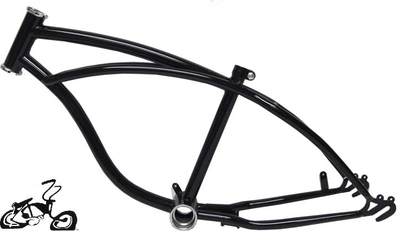 Lowrider Bike Frame 20" - BLACK
