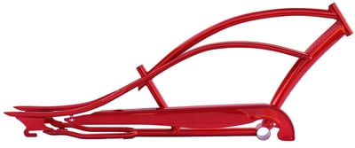 Mustang Stretch Cruiser Frame and Chain Guard RED