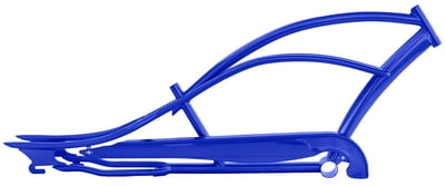 Mustang Stretch Cruiser Frame and Chain Guard BLUE