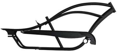 Bronco Stretch Cruiser Frame and Chain Guard BLACK